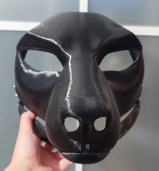 Discounted medium old canine head base, variant 4