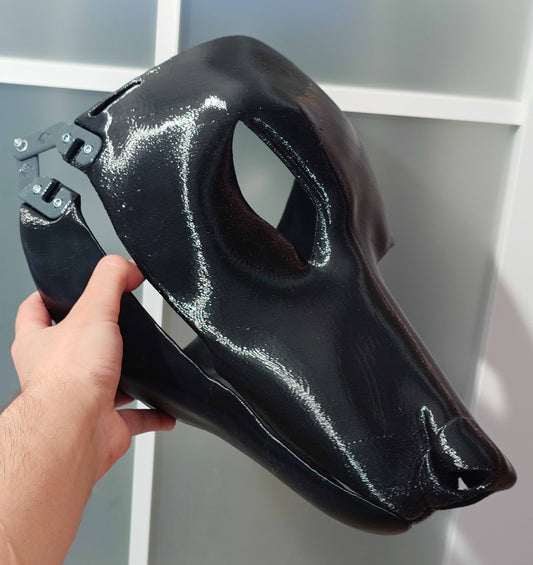 Discounted medium old canine head base, variant 4