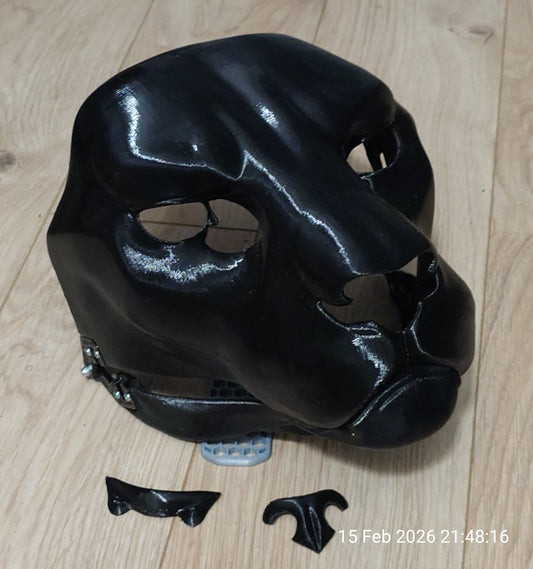Ready-to-ship medium realistic tiger head base