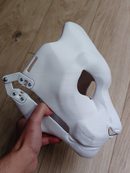 Discounted small snow leopard head base, variant 6