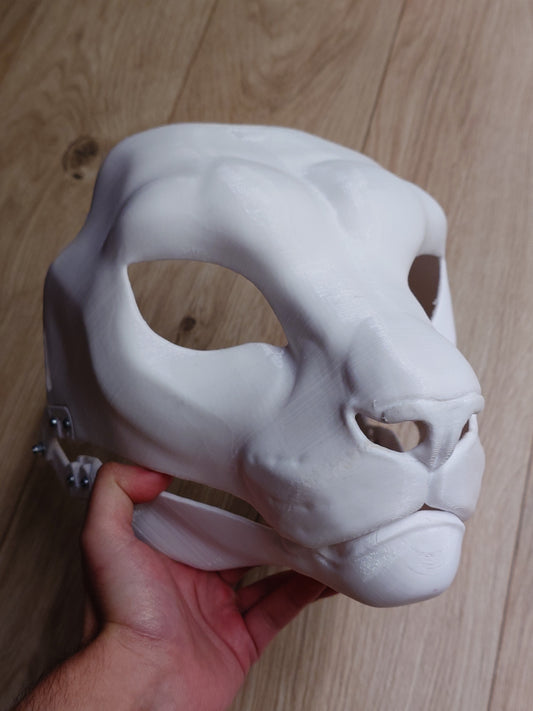 Discounted small snow leopard head base, variant 6