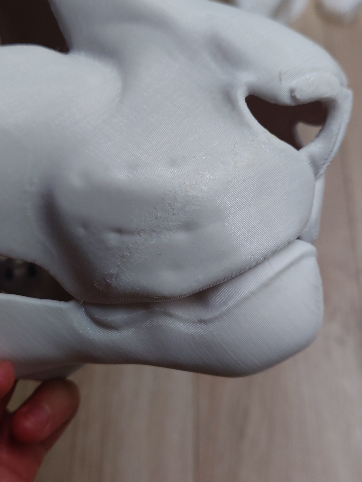 Discounted small snow leopard head base, variant 6