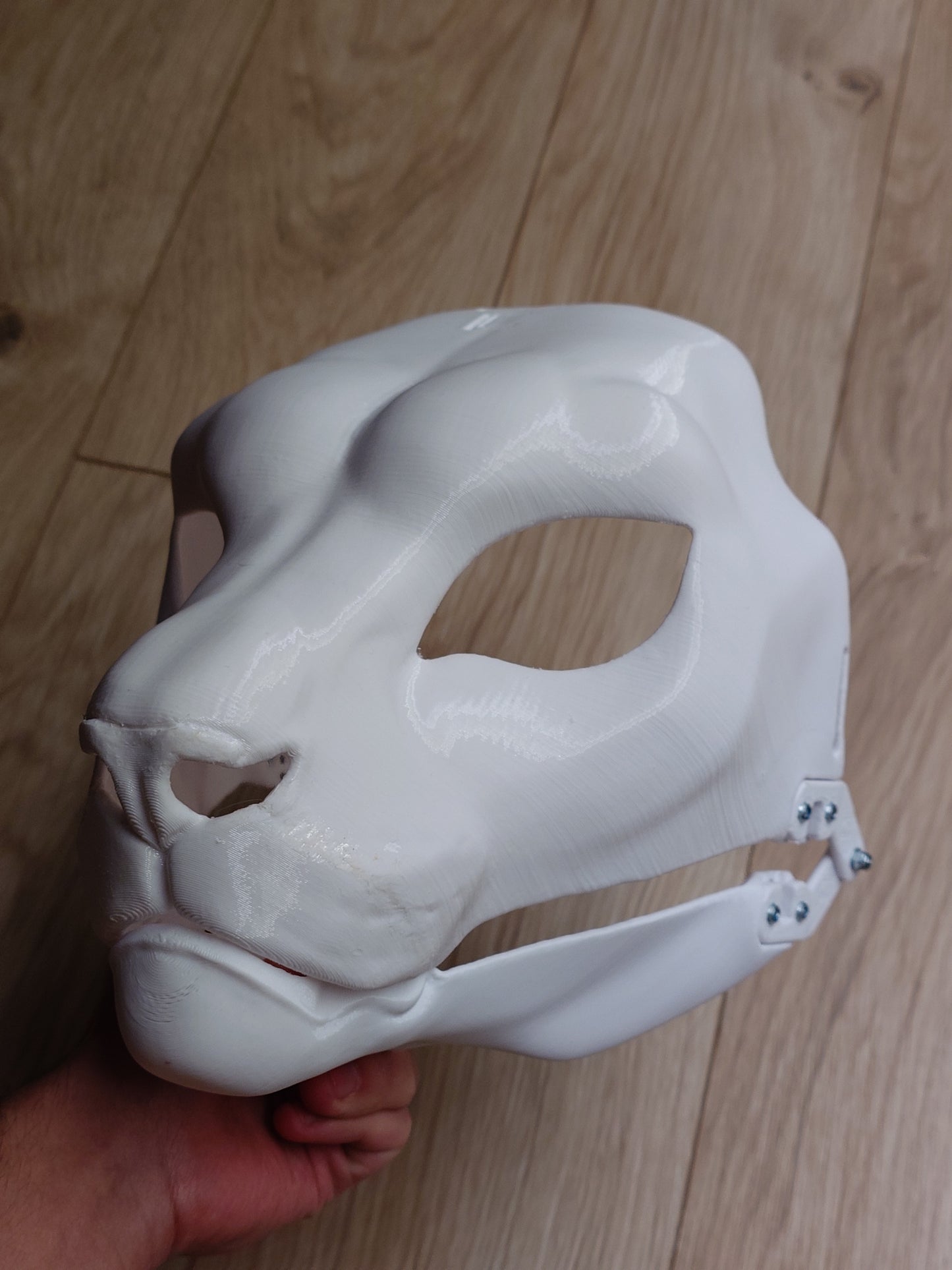 Discounted small snow leopard head base, variant 6
