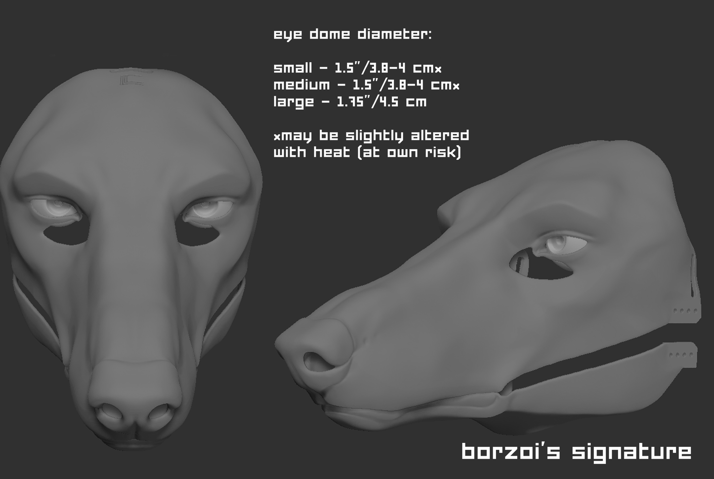 Borzoi - Head base
