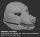 Snarly wolf - Head base