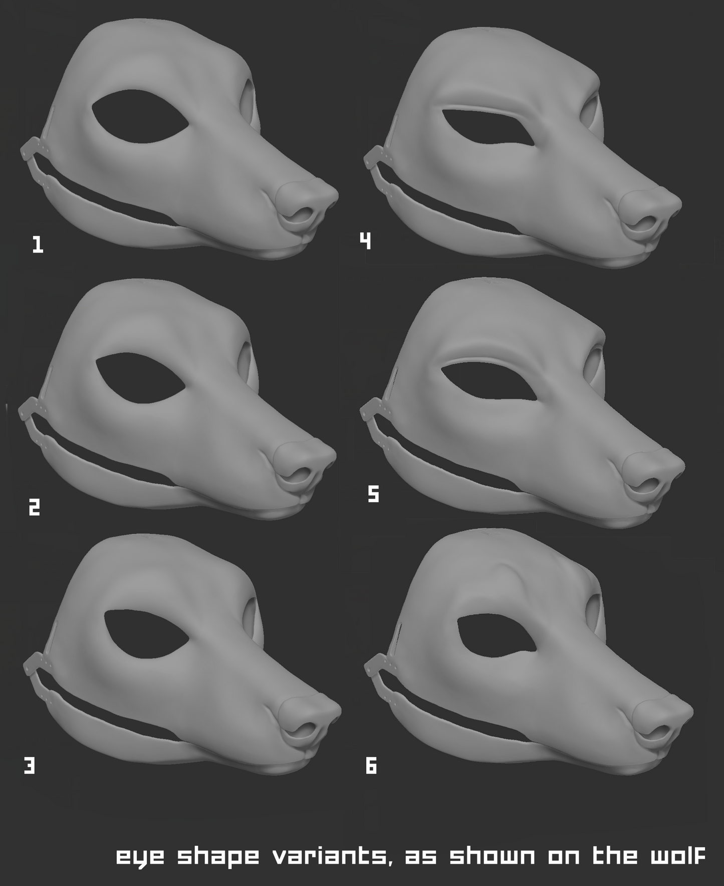 Generic small feline - Head base