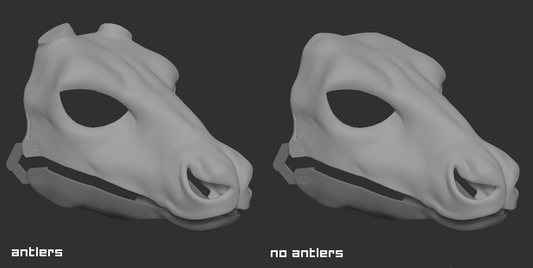 Caribou/Reindeer - Head base