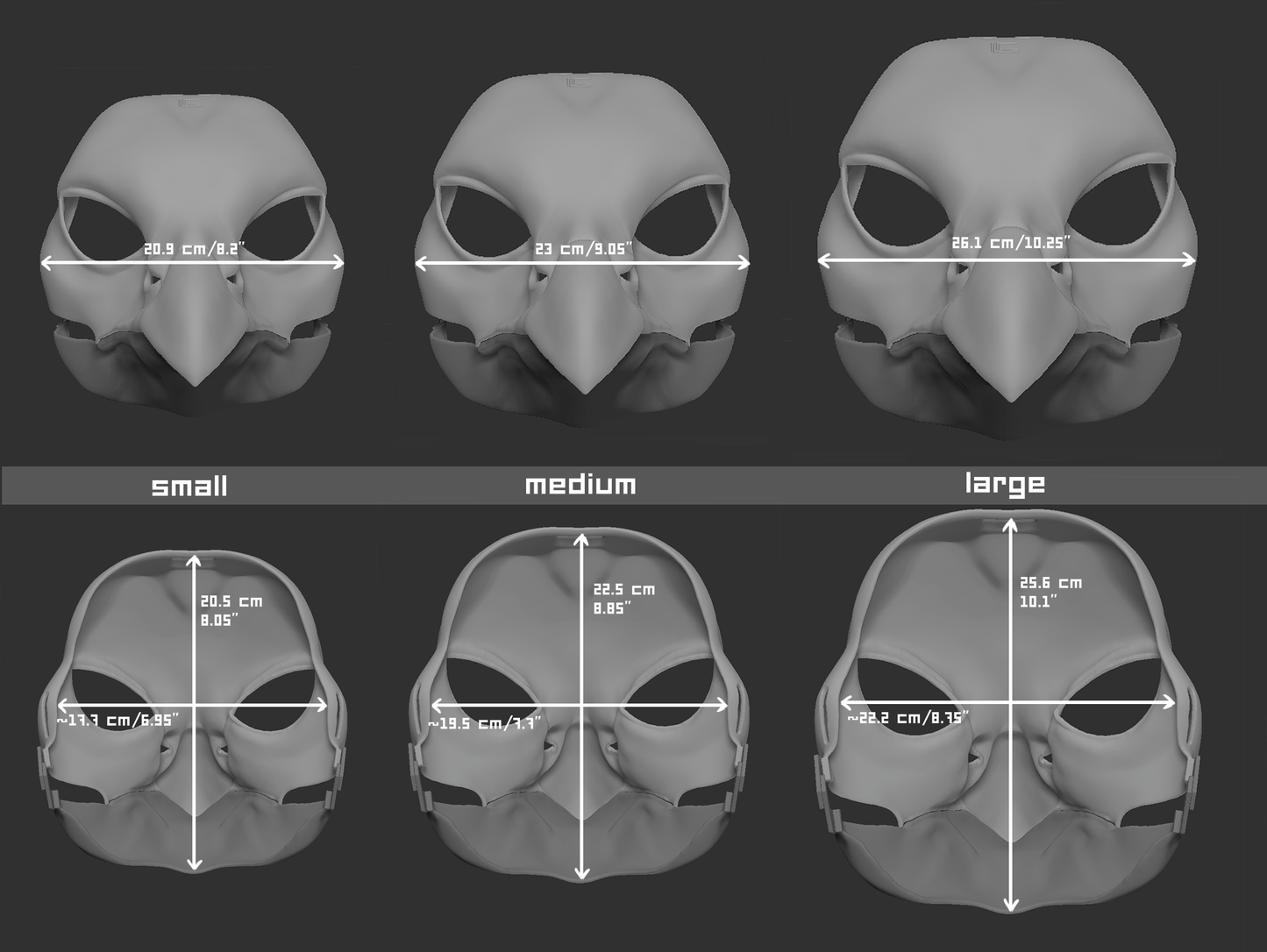 Chicken, hen/rooster - Head base